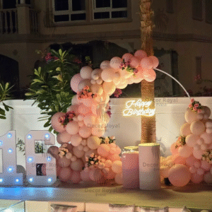 Birthday Balloon Decoration in Kolkata – 16th Birthday Neon Sign Decor