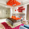 Birthday Balloon Decoration in Kolkata – 25th Birthday Red Room Surprise