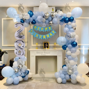 Birthday Balloon Decoration in Kolkata – 28th Birthday Balloon Backdrop