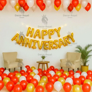 Anniversary Balloon Decoration in Kolkata – Balloon Anniversary Party Decor