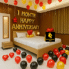 Anniversary Balloon Decoration in Kolkata – First Month Anniversary Room Decor