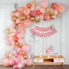 Birthday Balloon Decoration in Kolkata – Pink & Gold Butterfly Birthday Decor