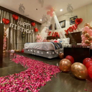 Birthday Balloon Decoration in Kolkata – Romantic Birthday Room Decor