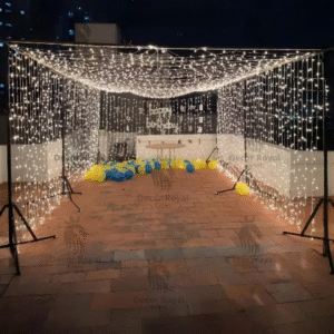 Rooftop Celebration Decor – Birthday Balloon Decoration in Kolkata